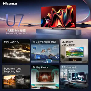 Hisense 55 inch U71Q 4K Mini LED Smart TV - TV 29" (73CM +) - Beattys of Loughrea