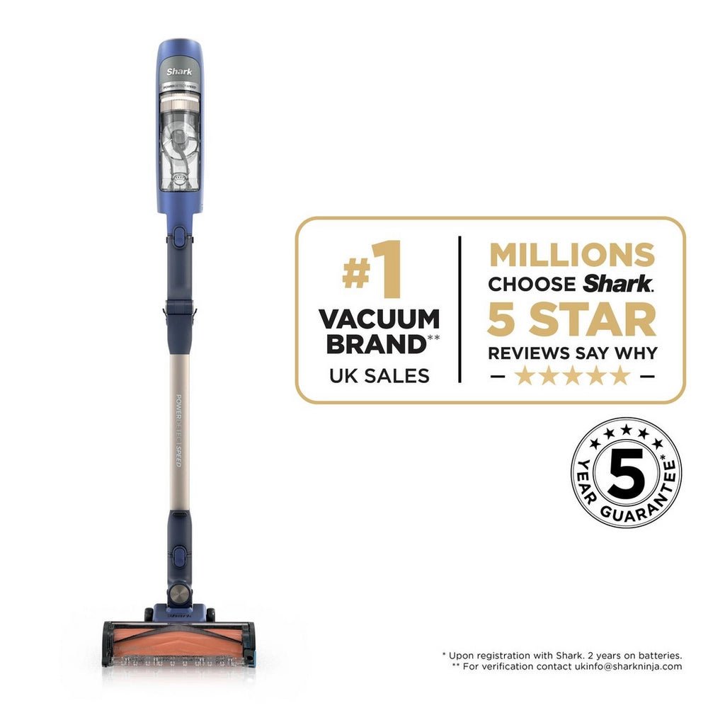 Shark PowerDetect Speed Cordless Vacuum, Ultramarine - VACUUM CLEANER NOT ROBOT - Beattys of Loughrea