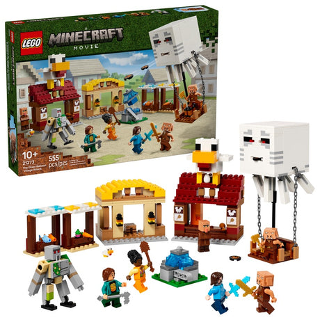 Lego 21273 Minecraft The Ghast Balloon Village Attack