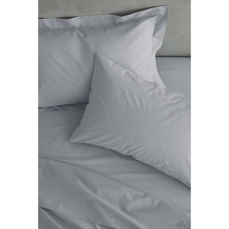 Catherine Lansfield Pillowcases Easy Iron Percale Standard 50 x 75cm Pack of 2 Pillow cases with envelope closure Grey - PILLOW CASES - Beattys of Loughrea