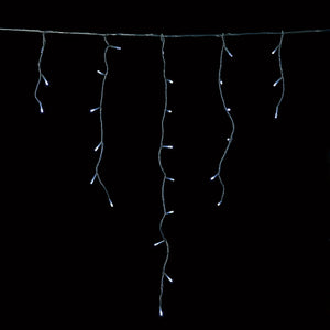 Premier 480 LED Snowing Iciclebrights with Timer, White, 11.8m