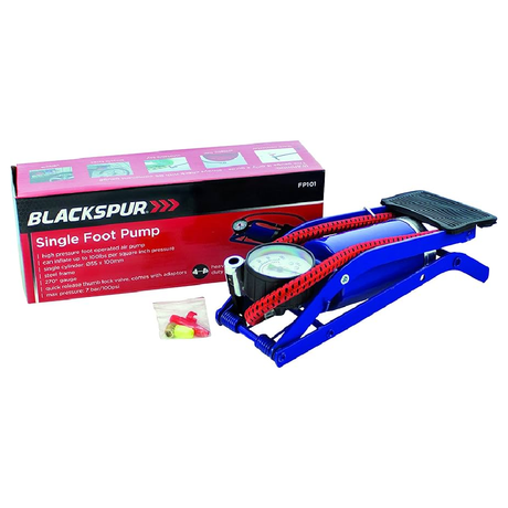 Blackspur Single Foot Pump BB‑FP101 - CAR ACCESSORIES - Beattys of Loughrea