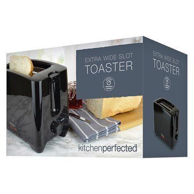 Lloytron Kitchen Perfected 2 Slice Toaster 750W - Black