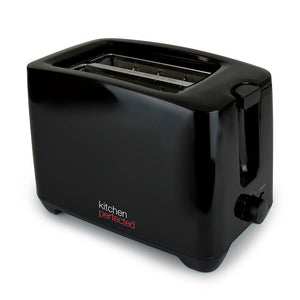 Kitchen Perfected 2 Slice Toaster 750W - Black - TOASTERS - Beattys of Loughrea