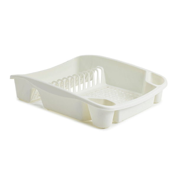 Whitefurze 46cm Dish Drainer Cream - CLEANING PVC BASIN/LAUNDRY/DRAINERS - Beattys of Loughrea