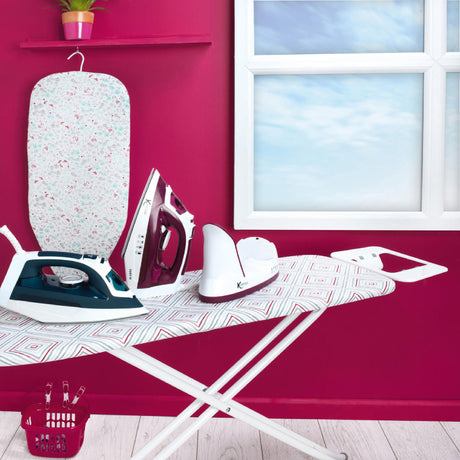 Kleeneze 114 x 34cm Ironing Board, Diamond Stripe - IRONING BOARDS - Beattys of Loughrea
