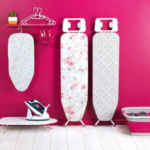 Kleeneze 114 x 34cm Ironing Board, Diamond Stripe