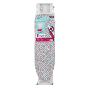 Kleeneze 114 x 34cm Ironing Board, Diamond Stripe
