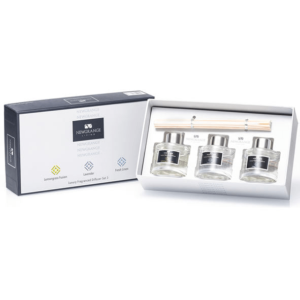 Newgrange Luxury Mini Reed Diffusers Set of 3 - CANDLES - Beattys of Loughrea