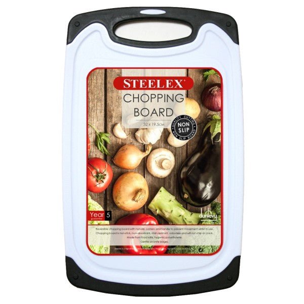 Steelex Plastic Chopping Board 31.5 x 19.7cm - WOODEN KITCHENWARE /ACCESSORIES - Beattys of Loughrea