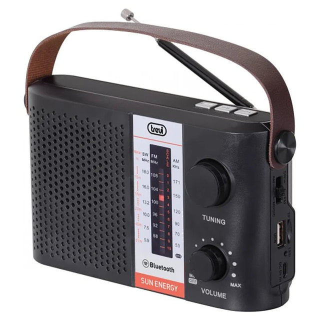 Trevi RA7F25 Multiband Solar Radio with Bluetooth & USB-C - AM/FM RADIO - Beattys of Loughrea