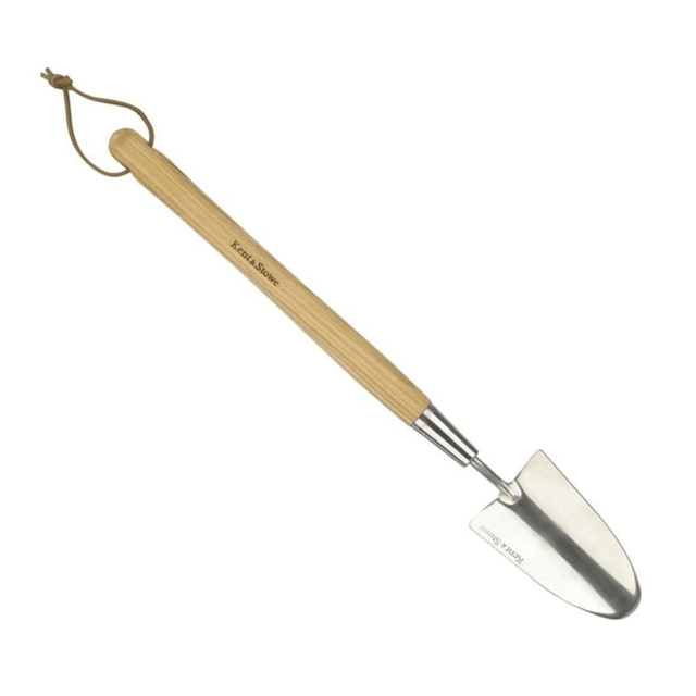 Kent & Stowe Stainless Steel Hand Border Trowel - GARDEN HOE/RAKE/HANDLE/HAND TOOL - Beattys of Loughrea