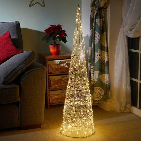 250 LED TreeCone Low Voltage 80cm - XMAS ROOM DECORATION LARGE AND LIGHT UP - Beattys of Loughrea