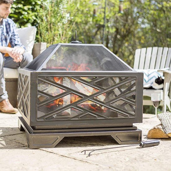 La Hacienda Brooklyn Firepit - FIREPIT, GARDEN HEATER - Beattys of Loughrea