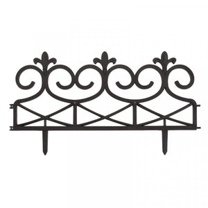 Scroll Garden Edging - 4pk - GARDEN ORNAMENTS INCL SOLAR - Beattys of Loughrea