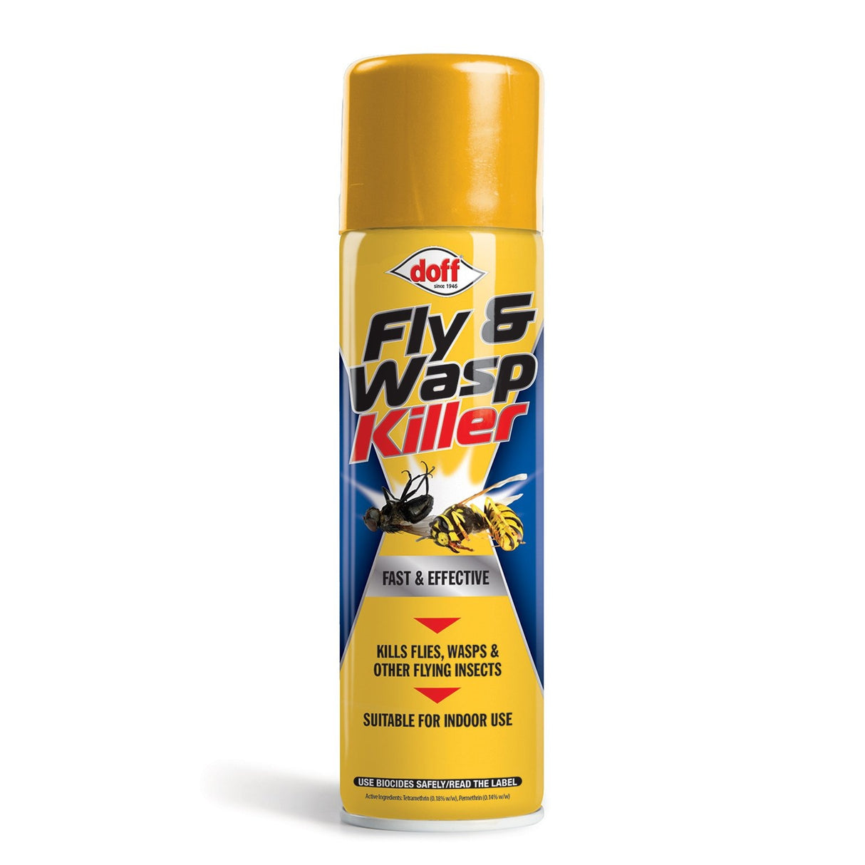 Doff Fly & Wasp Killer Aerosol 300ml - INSECTICIDE/SMOKE CANE - Beattys of Loughrea