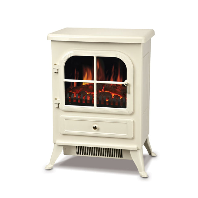 De Vielle Classic Electric Stove 1800W (LED Bulb) - Cream