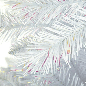 White Spruce / Iridescent Christmas Artificial Tree 2.1m (7ft) - XMAS TREE ARTIFICIAL - Beattys of Loughrea