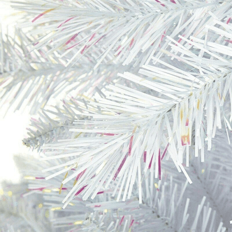 White Spruce / Iridescent Christmas Artificial Tree 2.1m (7ft) - XMAS TREE ARTIFICIAL - Beattys of Loughrea