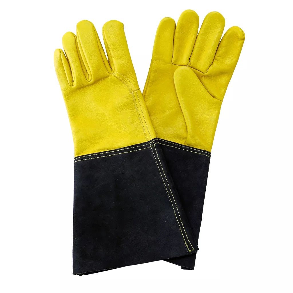 Kent & Stowe Luxury Leather Gauntlet Gloves - Large - GARDEN GLOVES ,APRONS, KNEE PADS, GARDEN PEGS - Beattys of Loughrea