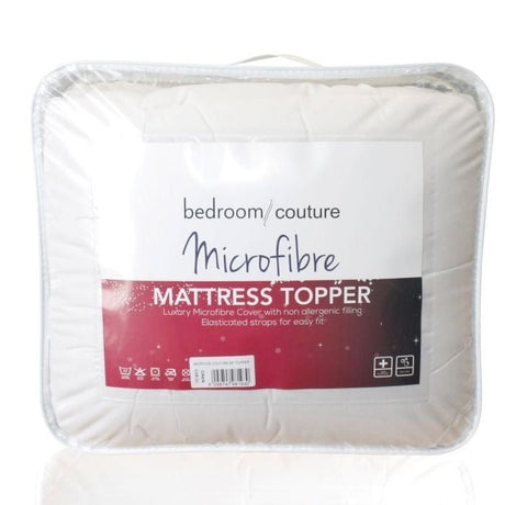 Bedroom Couture Microfibre Mattress Topper - Double - SHEETS/VALANCE/MATTRESS COVER - Beattys of Loughrea