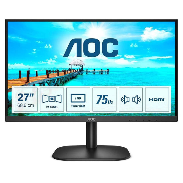 AOC 27" FHD Flat Monitor | 27B2AM - PC/ GAMING MONITOR - Beattys of Loughrea