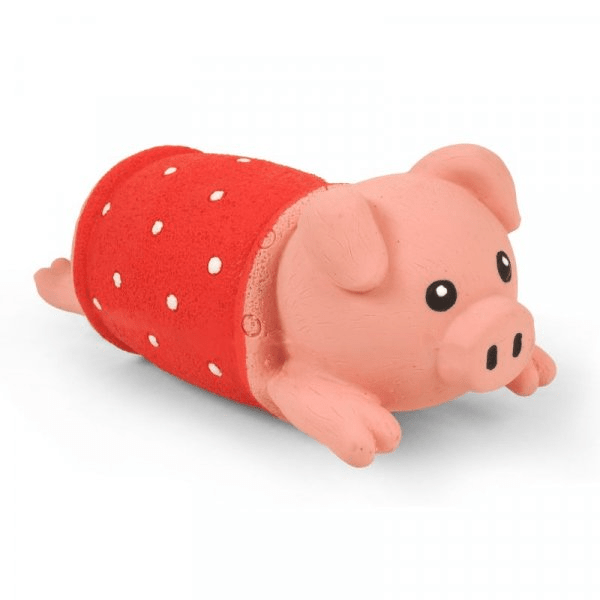 Pig In Blanket PlayPal - Latex Dog Toy - PET TOYS BOOKS - Beattys of Loughrea