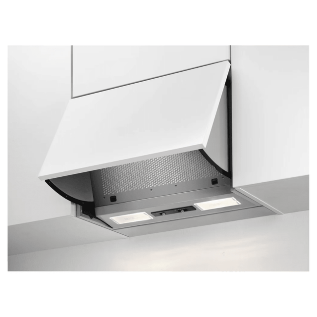 Electrolux 60cm Integrated Cooker Hood Grey 284m3/h | LFE216S - HOODS - Beattys of Loughrea