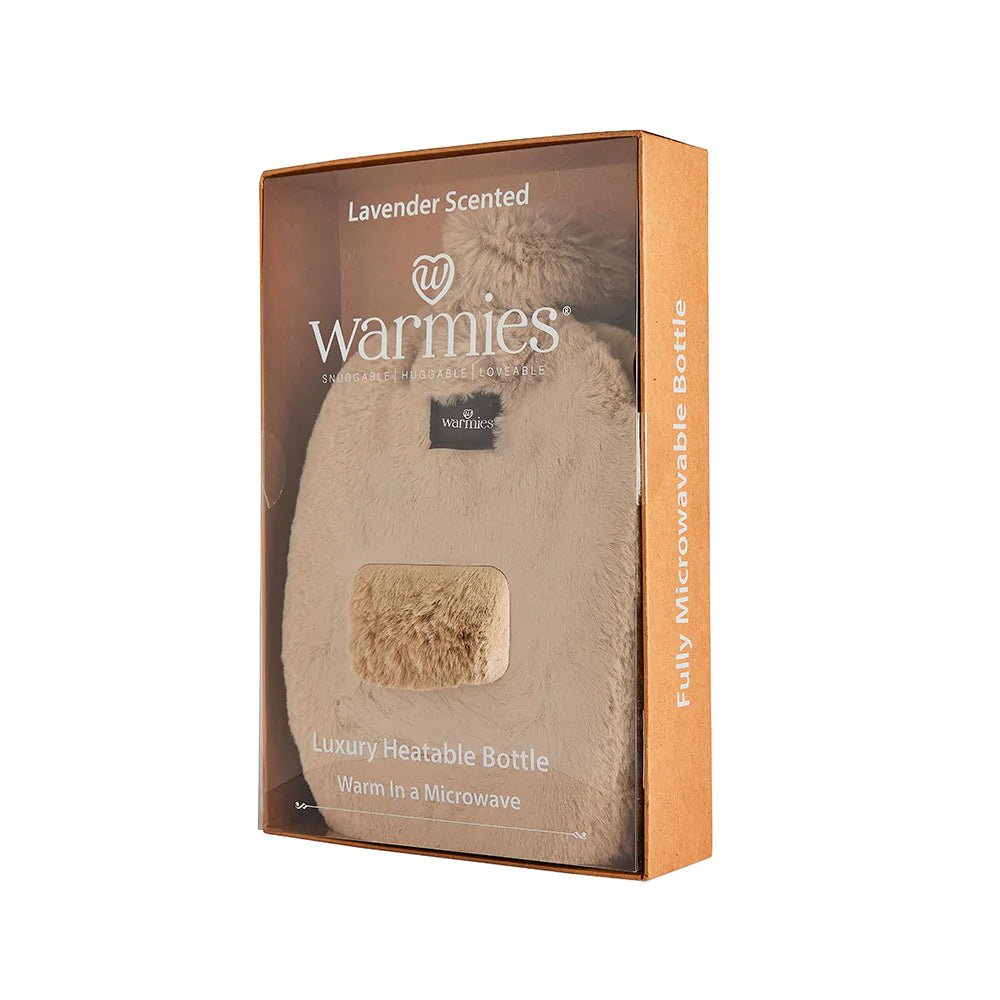 Warmies Luxury Latte Bottle - H/H - HOT WATER BOTTLE - Beattys of Loughrea