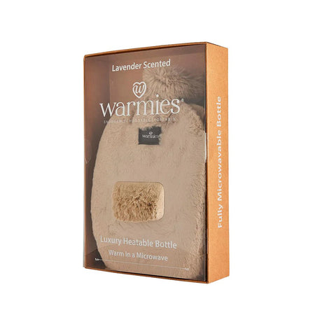 Warmies Luxury Latte Bottle - H/H - HOT WATER BOTTLE - Beattys of Loughrea