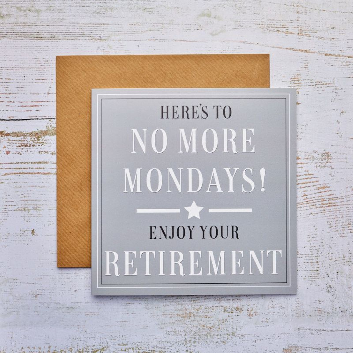 R13 MONDAY RETIREMENT CARD 4RT200