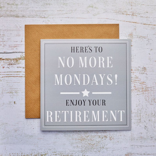 R13 MONDAY RETIREMENT CARD 4RT200