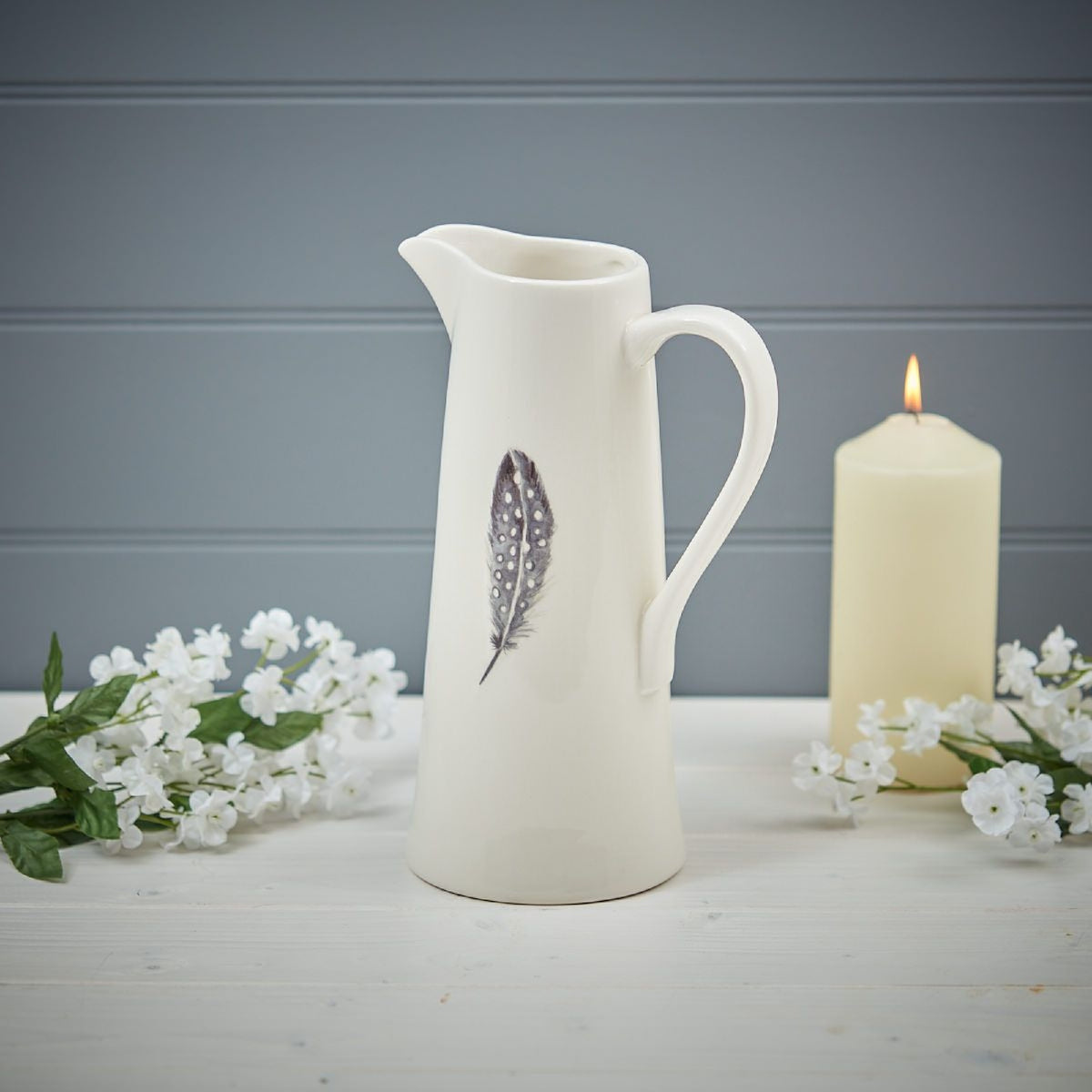 R13 EMBOSSED FEATHER JUG 7AG312