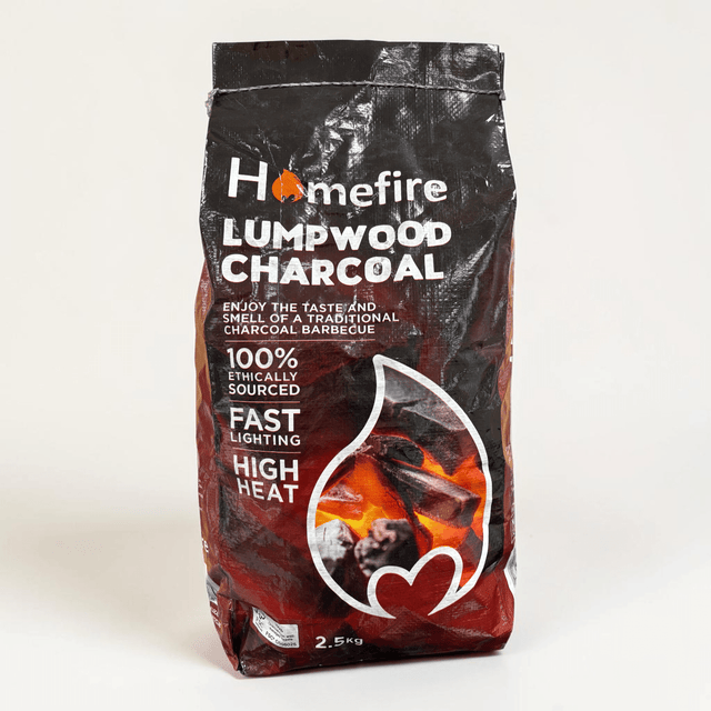 Homefire Lumpwood Charcoal 2.5kg - BBQ FUEL BBQ TOOLS, ACCESSORIES , TENT PEGS - Beattys of Loughrea