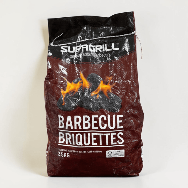 Supagrill Barbecue Briquettes 2.5kg - BBQ FUEL BBQ TOOLS, ACCESSORIES , TENT PEGS - Beattys of Loughrea