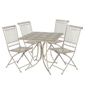 Seville Mosaic 4 Seater Square Set - BISTRO SET 2 PERSON - Beattys of Loughrea