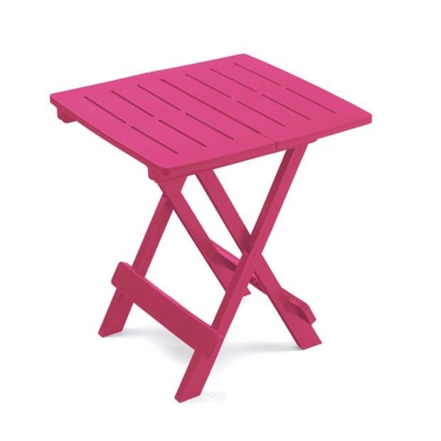 Adige Folding Table – Fuchsia Pink - SINGLE GARDEN TABLE - Beattys of Loughrea