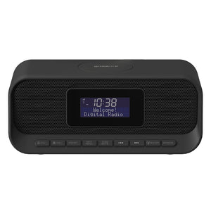 Groove Zeus DAB & FM Clock Radio with Wireless Charging & Bluetooth
