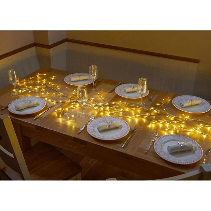 144 LED LightVine - Warm White - XMAS BRANCHES/ TABLE DISPLAYS - Beattys of Loughrea