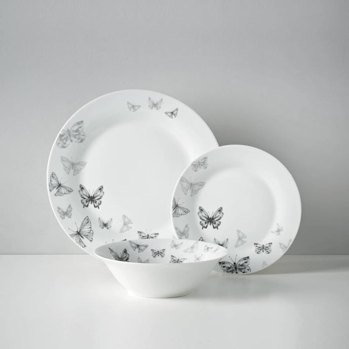12 Piece Butterfly Dinner Set. - Beattys of Loughrea | www.beattys.ie