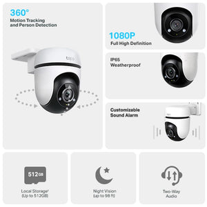 TP-Link Tapo C500 Outdoor Pan/Tilt Security Wifi Camera - SECURITY CAMERA/ PRODUCTS - Beattys of Loughrea