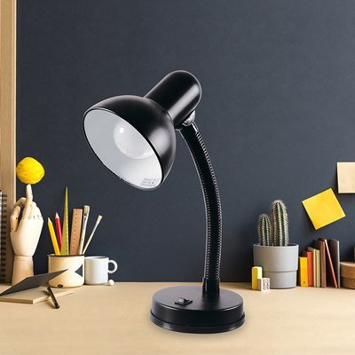 Homelife Classic Flexi Desk Lamp - Onyx Black - DESK/READING LAMPS - Beattys of Loughrea