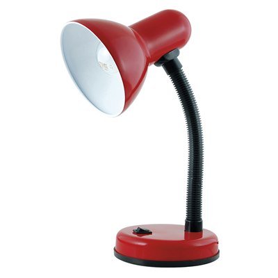 Lloytron Homelife Classic Flexi Desk Lamp - Carnival Red