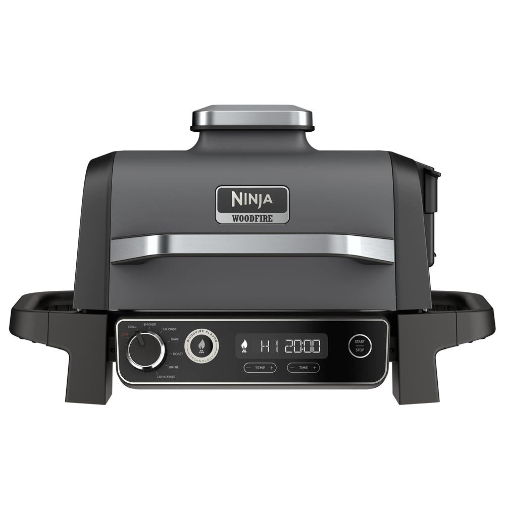 Ninja Woodfire Electric Outdoor BBQ Grill & Smoker | OG701UK - DEEP FAT FRYERS/ AIR FRYER - Beattys of Loughrea