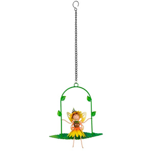 Honey Sunflower Swing - SOLAR / GARDEN ORNAMENTS - Beattys of Loughrea