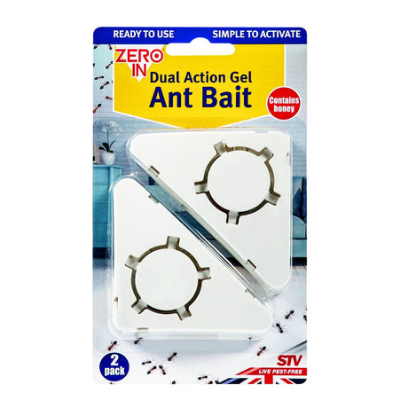 Zero In Dual Action Ant Bait Gel (Twin Pack) - INSECTICIDE/SMOKE CANE - Beattys of Loughrea