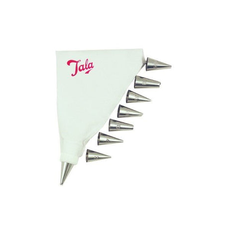 Tala Plastic Icing Bag Set with 8 Nozzles - KITCHEN HAND TOOLS - Beattys of Loughrea