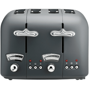 De’Longhi Argento Silva 4 Slice Toaster | Grey - TOASTERS - Beattys of Loughrea