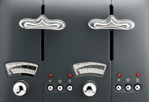 De’Longhi Argento Silva 4 Slice Toaster | Grey - TOASTERS - Beattys of Loughrea