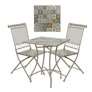 Seville Mosaic Bistro Set - BISTRO SET 2 PERSON - Beattys of Loughrea